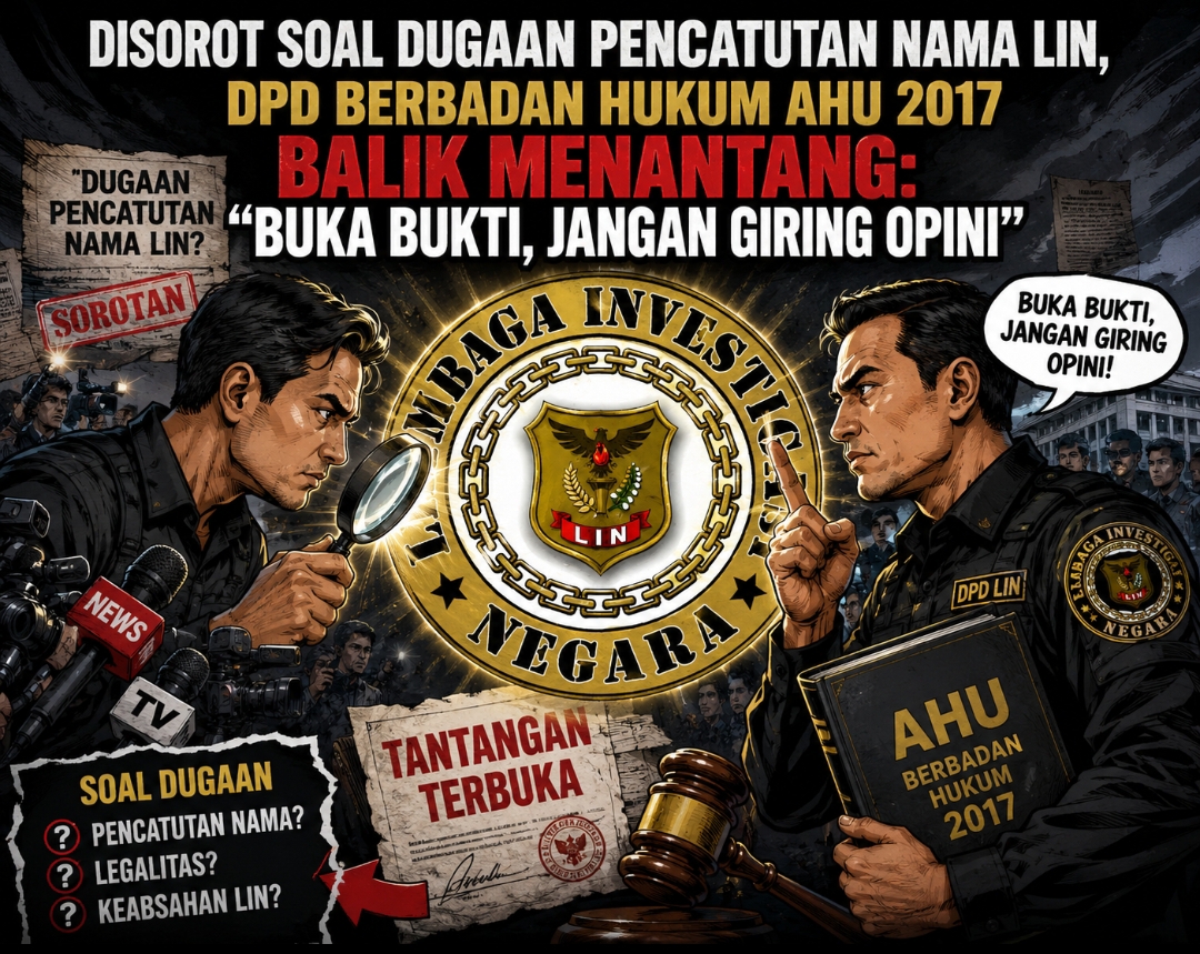 Polemik Nama LIN Memanas, DPD AHU 2017: Tuduhan Tanpa Bukti Jangan Dipaksakan Jadi Kebenaran